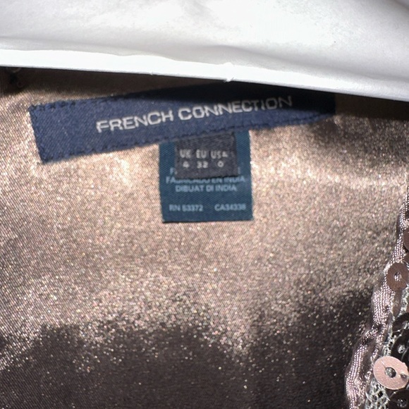 Sequin dress in bronze by French Connection size 0 - Picture 3 of 3